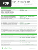 Conda Cheatsheet 2019