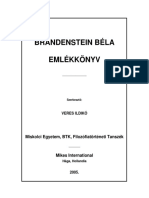 Brandenstein Béla Emlékkönyv: Miskolci Egyetem, BTK, Filozófiatörténeti Tanszék