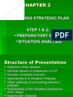 Preparing Strategic Plan STEP 1 & 2: Preparatory Stage Situation Analysis