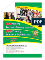 NTT PTT: Nursery Teacher's Training Teacher's Training Primary Teacher's Training Teacher's Training