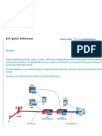 LTE Quick Reference