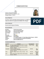 Curriculum Vitae: Vishal Y. Gehlot