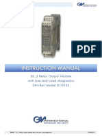 Manual de equipo de control