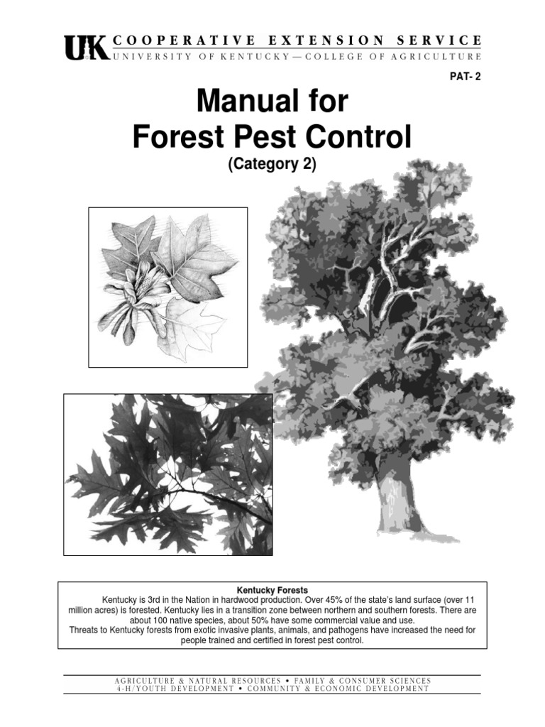 Manual For Forest Pest Control: (Category 2) | PDF | Herbicide | Soil