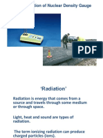 Safe Operation of Nuclear Density Gauge