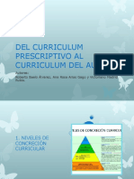Del Curriculum Prescriptivo Al Curriculum Del Aula