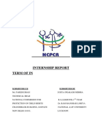 Internship Report Term of In: Submitted To Submitted by