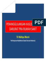 Seminar Dr. Tri Wahyu Penanganagan Kasus Gawat Darurat Pra Rs PDF