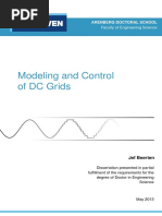 Modeling and Control of DC Grids - Jef Beerten - PHD Thesis - 2013