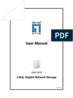 User Manual: 2-Bay Gigabit Network Storage