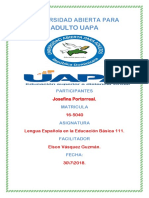 Tarea 4, de Lengua Española en La Educacion Basica 3