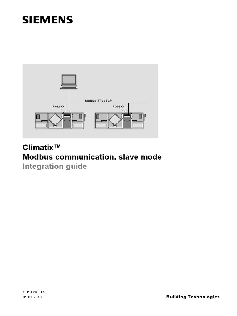 Modbus Communication, Integration Guide PDF | PDF | Input/Output | Ip ...