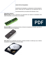 Dispositivos de Almacenamiento de Una Computadora