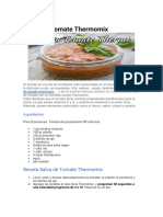 Receta Salsa de Tomate Thermomix
