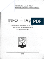 Colocviu de Informatica INFO-IASI 1981-1989