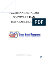 Pedoman Instalasi Software Dan Database Server