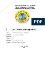 Cuestionario de BIOQUIMICA Dic