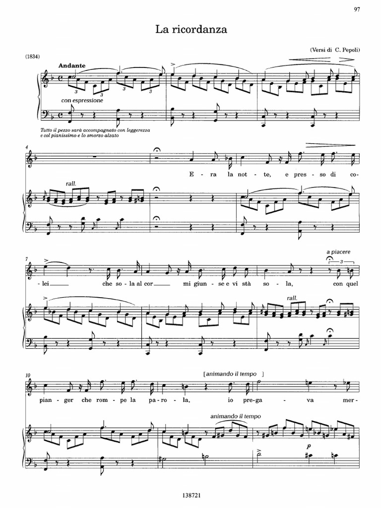 147329097 Bellini La Ricordanza Pdf