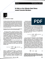 Effect of Span-Depth Ratio On The Ultimate Steel Stress in Unbonded Prestressed Concrete Members