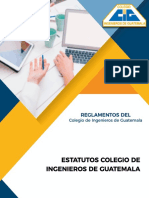 Estatutos Colegio de Ingenieros de Guatemala PDF