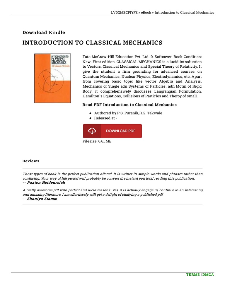 Introduction To Classical Mechanics | PDF | Epistemology Of Science ...