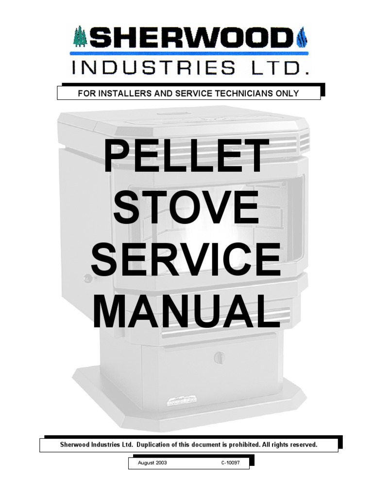 Pellet Stove Service Manual For Installers and Service Technicians