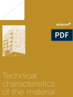 Polycon 2014 Technical Characteristics of The Material