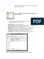 Open Up The Cadworx Catalog and Specification Editor. Click The File Dropdown and Click New Project As Shown in Figure 1