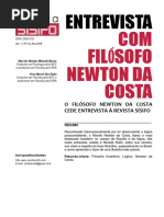 Entrevista com filósofo Newton da Costa