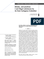 Knowledge, Attitudes, and Practices Regarding Legal and Illegal Substances by Nursing Students From Cartagena (Colombia)