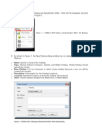 Cadworx Catalog Creation: Name: Type: Base Catalog: Description: Location: Units