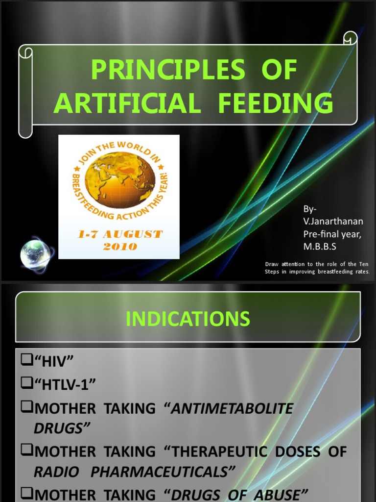 Principles of Artificial Feeding | PDF | Breastfeeding | Milk