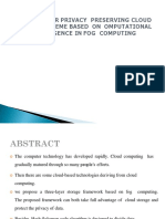 A Three Layer Privacy Preserving Cloud Storage Scheme Based on Computational Intelligence in Fog Computing Converted