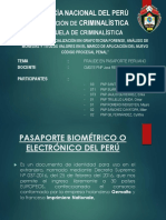 Pasaporte Biometrico Peruano