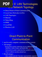 Chapter 8 LAN Technologies and Network Topology