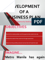 Business Plan for Identifying Market Opportunities