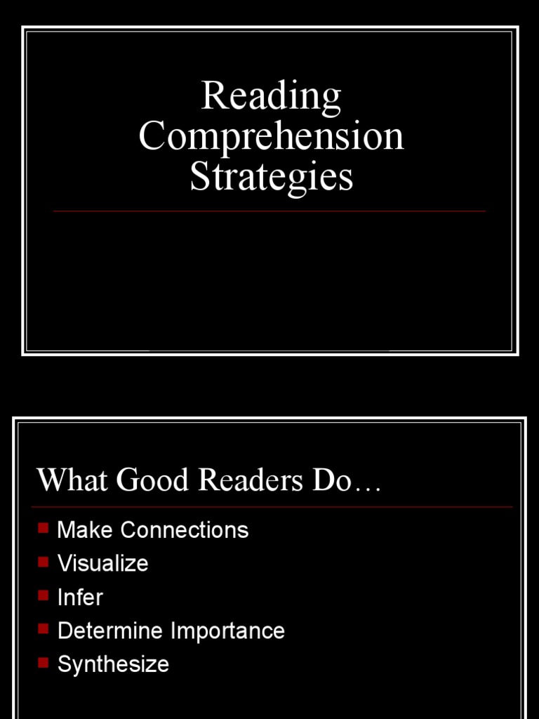 Effective Reading Comprehension Tips | PDF | Reading Comprehension ...