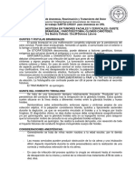 SARTD Protocolos Anestesia ORL Tumores Faciales y Cervicales Quiste Tirogloso Branquial Parotidectomia Glomus Carotideo