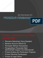 Prosedur Pembiayaan