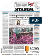 La Stampa 22 Aprile 2018