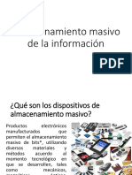 Almacenamiento Masivo de La Información