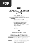 02 General Clause Act Title Table of Contents