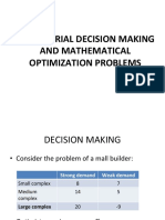 Managerial Decision Making and Mathematical Optimization Problems_15Jan2019