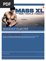 Mass XL Workout Plan by Guru Mann