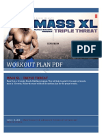 Mass XL Workout Plan by Guru Mann
