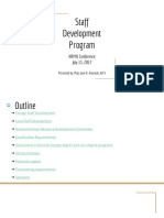 Staff Development Program Overview