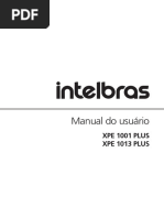 Manual Do Usuario Xpe 1001 Plus e Xpe 1013 Plus