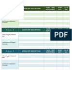 Sales Plan: Goal 1 Action Step Descriptions Party / Dept Responsible Start Date Date DUE