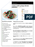 Hoja de Impresión de Albóndigas de Cordero Estilo Griego (Greek-Inspired Lamb Meatballs) PDF