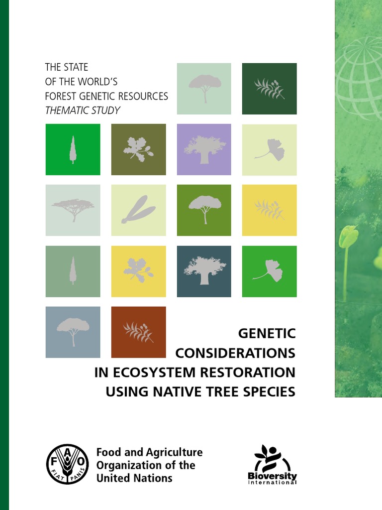Genetic Considerations in Ecosystem Restoration Using Native Tree Species  1791 PDF | PDF | Restoration Ecology | Biodiversity